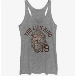 Budget ⌛ Disney The Lion King Varsity Vintage Simba 😉 Girls Tank 🔥