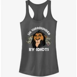 New ⌛ Disney The Lion King Surly Scar ⌛ Girls Tank 🛒