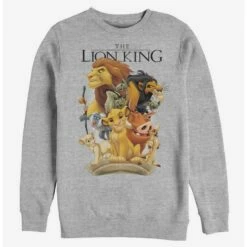New 🎁 Disney The Lion King Tall Cast Sweatshirt 🔥