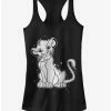 Deals 😉 Disney The Lion King Simba Splatter Girls Tank 😀