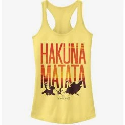 Brand new ✨ Disney The Lion King Sunset Matata ⌛ Girls Tank ❤️