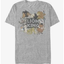 Budget ✔️ Disney The Lion King Distressed Lion Group T-Shirt ❤️
