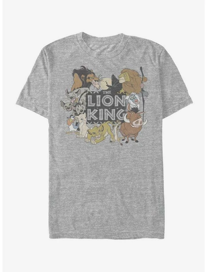 Budget ✔️ Disney The Lion King Distressed Lion Group T-Shirt ❤️ 1 Budget ✔️ Disney The Lion King Distressed Lion Group T-Shirt ❤️