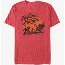 Best Sale 🔥 Disney The Lion King Hakuna Sun T-Shirt 👍