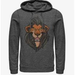 Buy ✨ Disney The Lion King Patterned Scar Hoodie 🎁