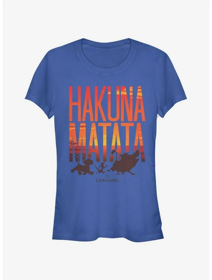 Best Pirce π Disney The Lion King Sunset Matata Girls T-Shirt π 1 Best Pirce π Disney The Lion King Sunset Matata Girls T-Shirt π