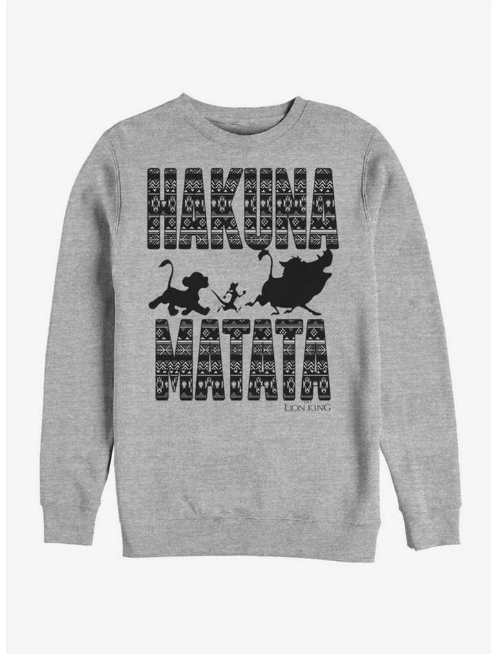 Buy ✨ Disney The Lion King Hakuna Print Sweatshirt ⌛ 1 Buy ✨ Disney The Lion King Hakuna Print Sweatshirt ⌛