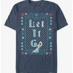 Flash Sale ❤️ Disney Frozen Let It Go Ugly Sweater T-Shirt ⌛