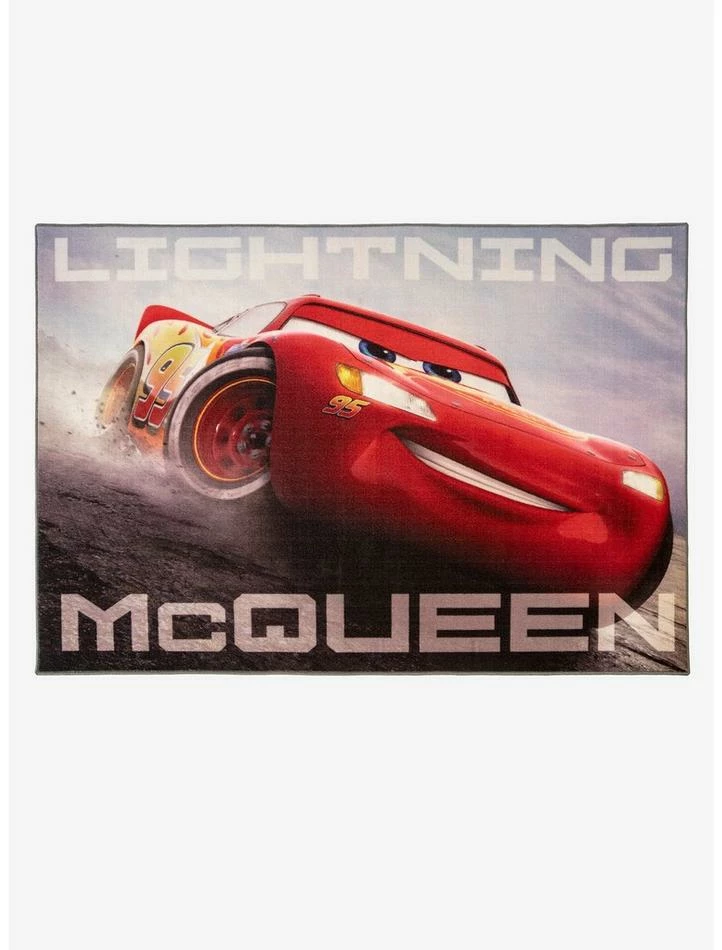 Flash Sale 💯 Disney Pixar Cars Lightning McQueen Rug ❤️ 1 Flash Sale 💯 Disney Pixar Cars Lightning McQueen Rug ❤️