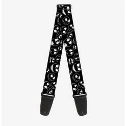 Promo ⌛ The Nightmare Before ⌛ Christmas Jack Outline Expressions Guitar Strap 🔔