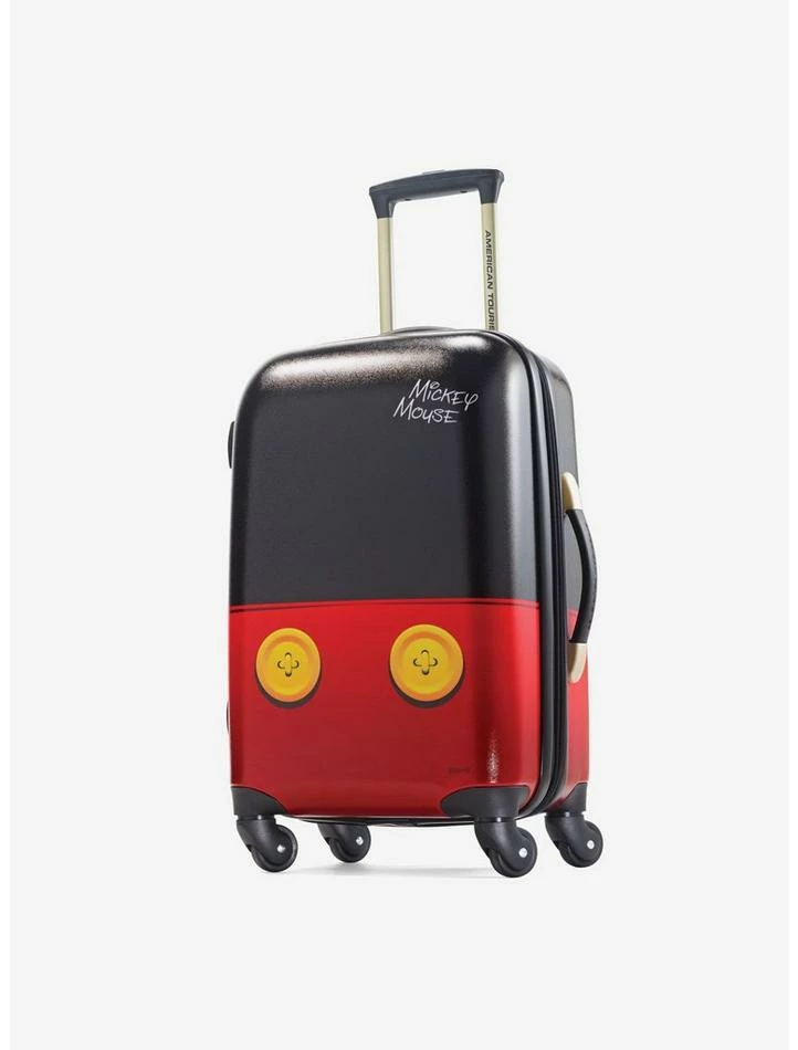Outlet 🎁 Disney Mickey Mouse Pants Carry On Spinner Hardside Luggage ⭐ 1 Outlet 🎁 Disney Mickey Mouse Pants Carry On Spinner Hardside Luggage ⭐