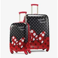 Hot Sale ⭐ Disney Minnie Mouse Red Bow 28 Inch Spinner Hardside Luggage 😍 -Dressup Outfits Shop 12550847 av2