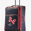 Best Pirce 🔥 Disney Minnie Mouse Red Bow 28 Inch Spinner Softside Luggage 👍