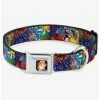Cheapest 😉 Disney Beauty the Beast Dog Collar Seatbelt Buckle Stained Glass Scenes 😍