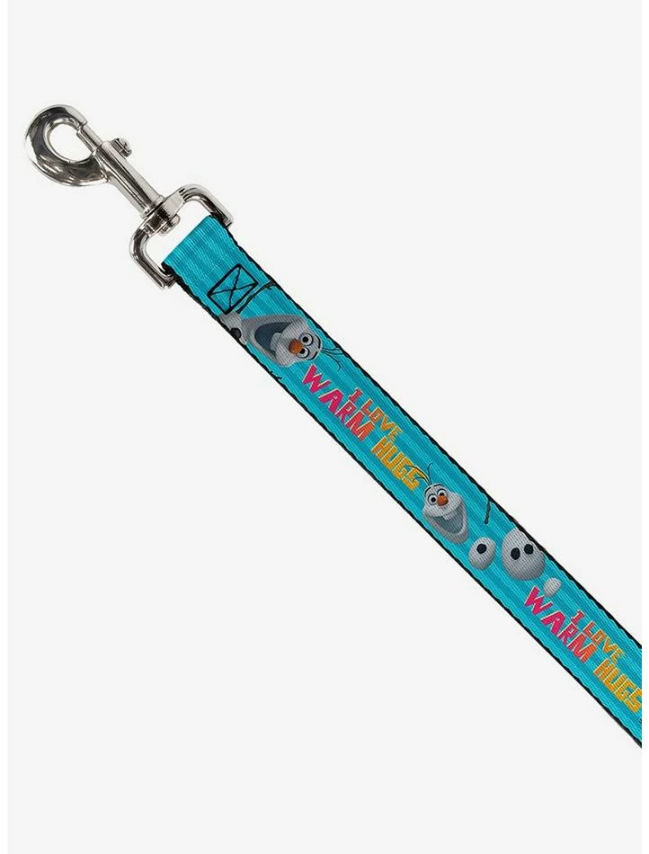 Wholesale π€© Disney Frozen Olaf Pose I Love Warm Hugs Stripe Blues Dog Leash 6 Ft 𧨠2 Wholesale π€© Disney Frozen Olaf Pose I Love Warm Hugs Stripe Blues Dog Leash 6 Ft 𧨠- Image 2