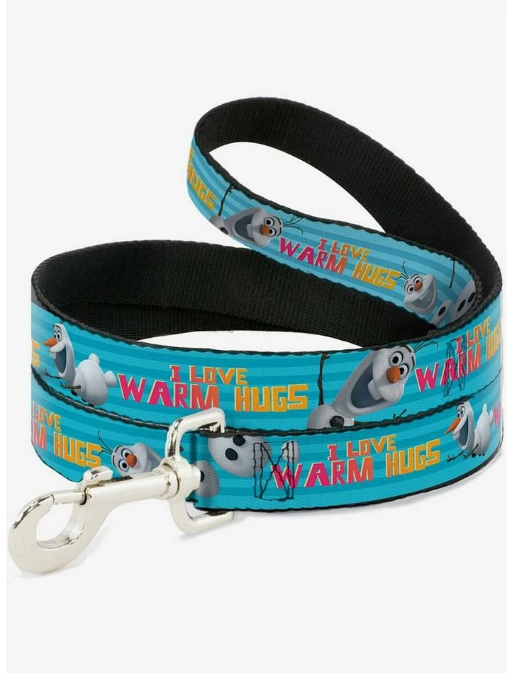 Wholesale π€© Disney Frozen Olaf Pose I Love Warm Hugs Stripe Blues Dog Leash 6 Ft 𧨠1 Wholesale π€© Disney Frozen Olaf Pose I Love Warm Hugs Stripe Blues Dog Leash 6 Ft π§¨