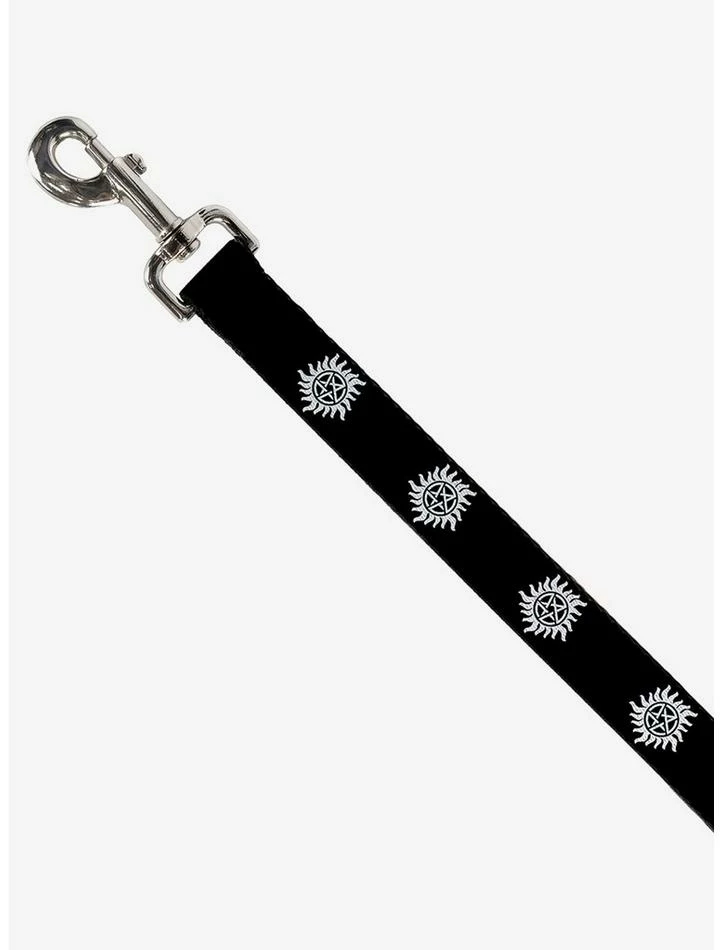 Buy π Supernatural Winchester Pentagram Repeat Black White Dog Leash 6 Ft π₯° 2 Buy π Supernatural Winchester Pentagram Repeat Black White Dog Leash 6 Ft π₯° - Image 2