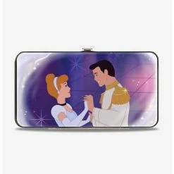 Outlet ⭐ Disney Cinderella Prince Ball Scene Crown Icon Hinged Wallet 🤩