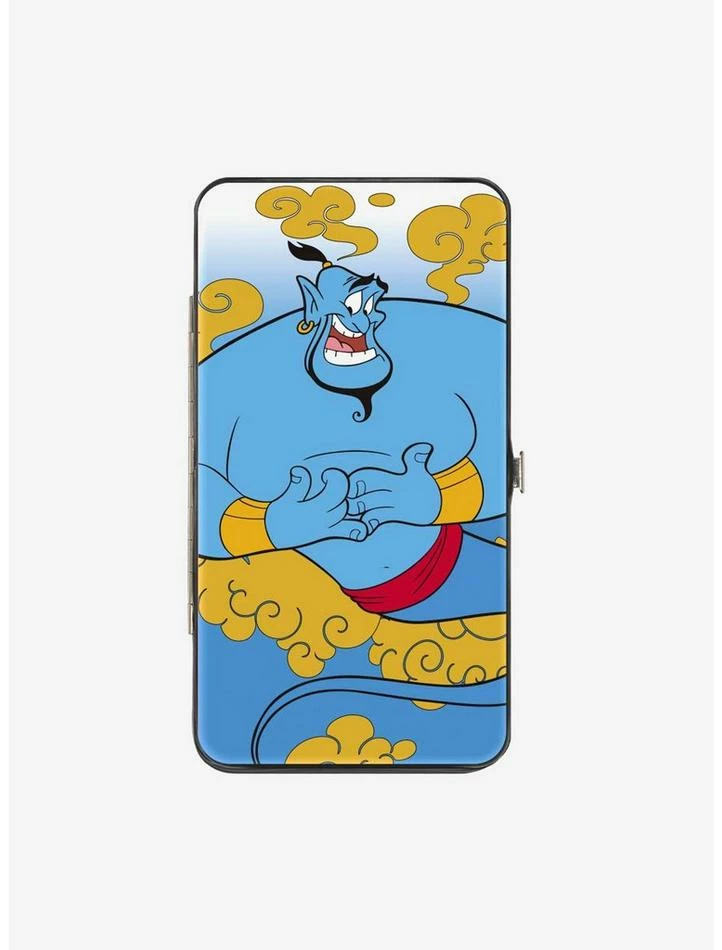 Brand new 🔔 Disney Classic Aladdin Genie Smiling Pose Hinged Wallet ✔️ 1 Brand new 🔔 Disney Classic Aladdin Genie Smiling Pose Hinged Wallet ✔️