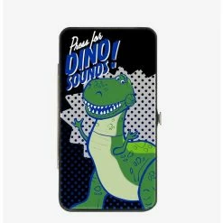 Deals ⌛ Disney Pixar Toy Story Rex Pose Press For Dino Sounds Hinged Wallet ❤️