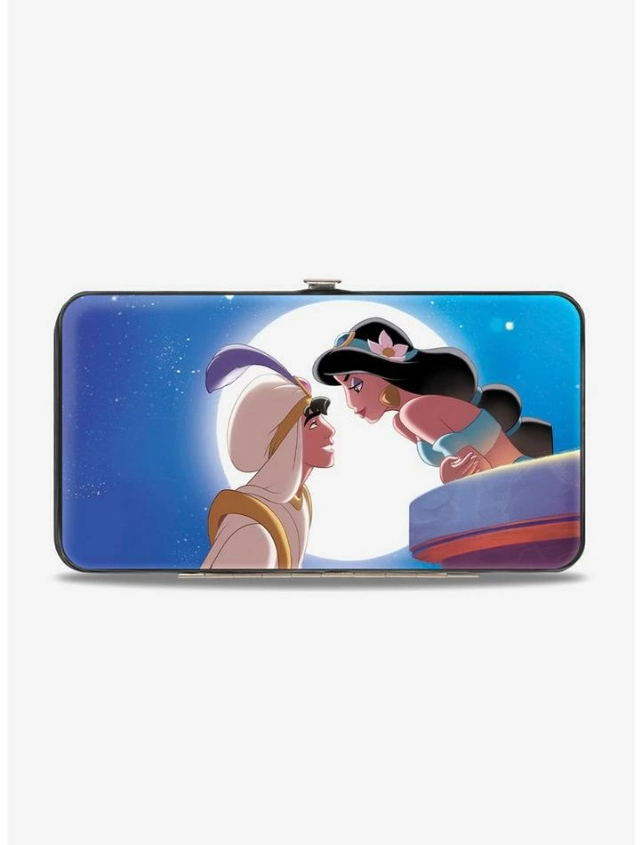Flash Sale β€οΈ Disney Classic Aladdin Jasmine Moonlight Kiss Scene Hinged Wallet π 1 Flash Sale β€οΈ Disney Classic Aladdin Jasmine Moonlight Kiss Scene Hinged Wallet π