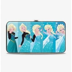 Outlet 🥰 Disney Frozen Elsa Letting It Go Transformation Make Your Own Magic Hinged Wallet 🛒