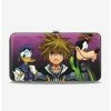 Top 10 💯 Disney Kingdom Hearts II Donald Sora Goofy Group Pose Symbols Hinged Wallet 😉
