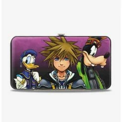 Top 10 💯 Disney Kingdom Hearts II Donald Sora Goofy Group Pose Symbols Hinged Wallet 😉
