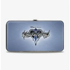 Discount 💯 Disney Kingdom Hearts II Logo Silver Hinged Wallet 💯