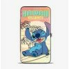 Flash Sale 💯 Disney Lilo & Stitch Hawaii Surf Club Stitch Winking Pose Hinged Wallet 💯
