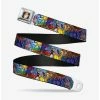 Flash Sale 💯 Disney Beauty And The Beast Stained Glass Scenes Seatbelt Belt 🔔