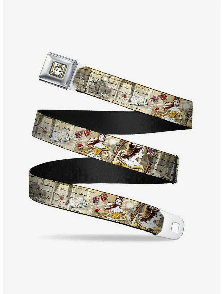 Promo β€οΈ Disney Beauty And The Beast Belle Sketch Poses Story Script Seatbelt Belt π― 1 Promo β€οΈ Disney Beauty And The Beast Belle Sketch Poses Story Script Seatbelt Belt π―