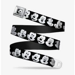 Promo 🔥 Disney Mickey Mouse Expressions Close Up Seatbelt Belt ✔️