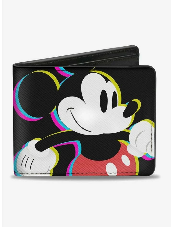 Discount β€οΈ Disney Mickey Mouse Walking Pose Pixel Text Bi-Fold Wallet π 1 Discount β€οΈ Disney Mickey Mouse Walking Pose Pixel Text Bi-Fold Wallet π