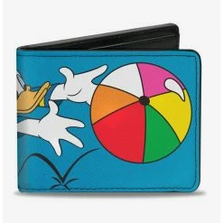 Flash Sale 😍 Disney Donald Duck Beach Ball Pose Bi-Fold Wallet ⌛
