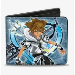 Top 10 ✨ Disney Kingdom Hearts II Final Form Sora Pose Logo Keyblades Bi-Fold Wallet ⭐