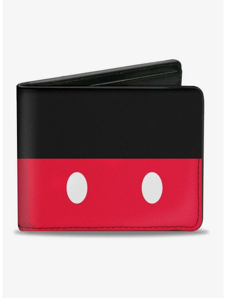 New ✔️ Disney Mickey Mouse Bounding Buttons Bi-Fold Wallet ❤️ 1 New ✔️ Disney Mickey Mouse Bounding Buttons Bi-Fold Wallet ❤️