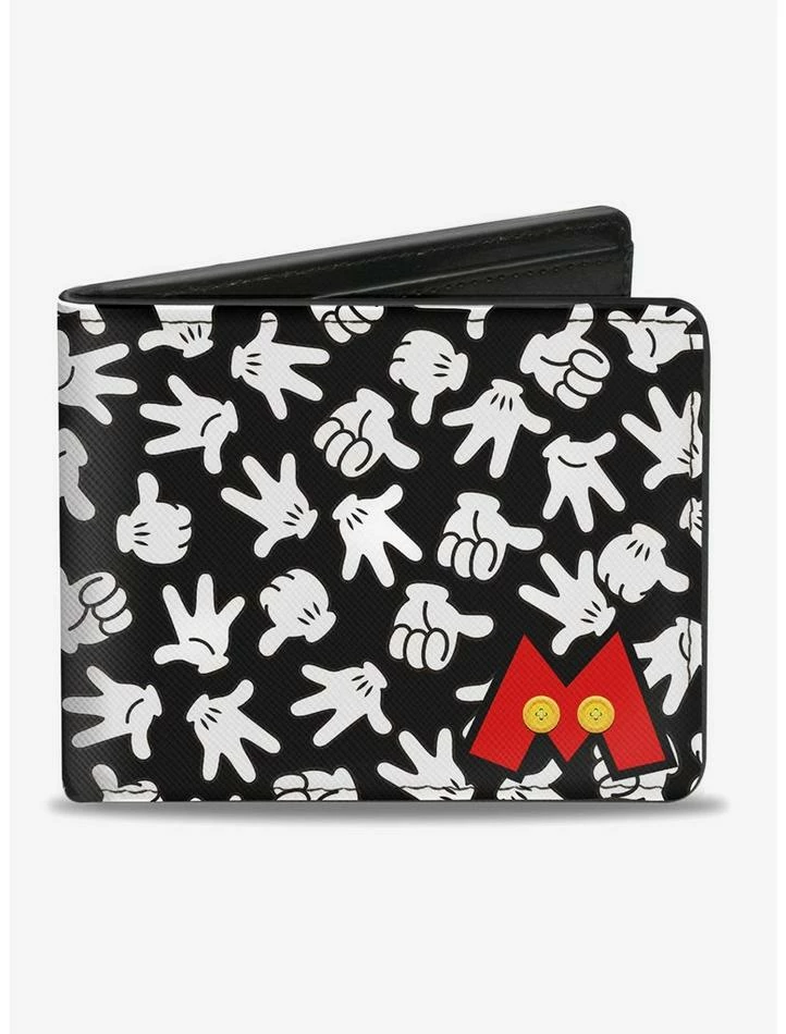 Cheap 😍 Disney Mickey Mouse M Icon Hand Gestures Bi-Fold Wallet 🔔 1 Cheap 😍 Disney Mickey Mouse M Icon Hand Gestures Bi-Fold Wallet 🔔