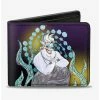 Deals ❤️ Disney The Little Mermaid Ursula Smiling Sketch Pose Bi-Fold Wallet 🛒