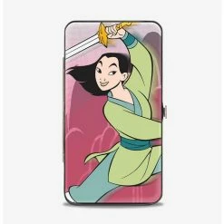 Wholesale ⌛ Disney Mulan Sword Action Pose Hinged Wallet 😀