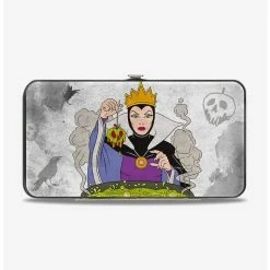 Outlet ⭐ Disney Snow Whites Evil Queen Cauldron Pose Once Upon A Time Hinged Wallet 🧨
