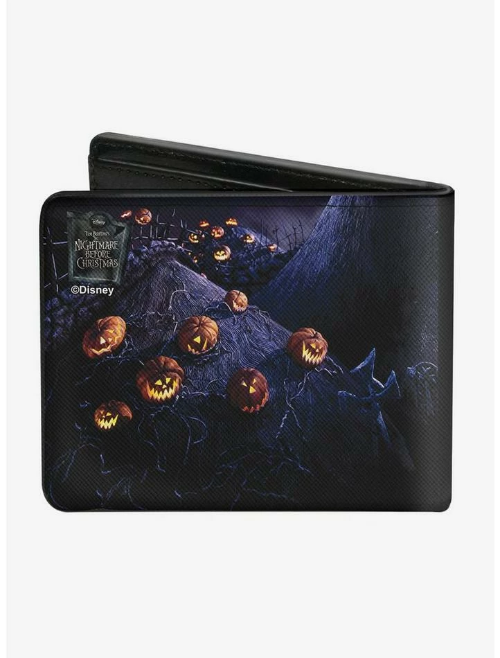 Discount 🌟 The Nightmare Before Christmas Jack Full Moon Pose Pumpkin Patch Bi-Fold Wallet 🔔 2 Discount 🌟 The Nightmare Before Christmas Jack Full Moon Pose Pumpkin Patch Bi-Fold Wallet 🔔 - Image 2