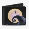 Discount 🌟 The Nightmare Before Christmas Jack Full Moon Pose Pumpkin Patch Bi-Fold Wallet 🔔