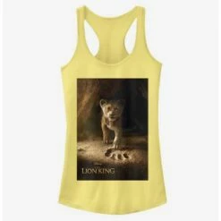 Deals 🔥 Disney The Lion King 2019 Simba Poster Girls Tank 🔔
