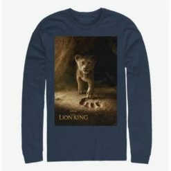 Flash Sale 👍 Disney The Lion King 2019 Simba Poster Long-Sleeve T-Shirt 🥰