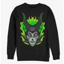 Deals 🌟 Disney Maleficent Sugar Skull Sweatshirt ⌛