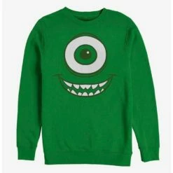 Top 10 ✨ Disney Pixar Monsters University Mike Face Sweatshirt 🎉
