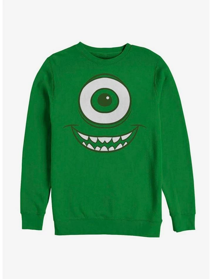 Top 10 ✨ Disney Pixar Monsters University Mike Face Sweatshirt 🎉 1 Top 10 ✨ Disney Pixar Monsters University Mike Face Sweatshirt 🎉