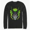 Buy 🤩 Disney Maleficent Sugar Skull Long-Sleeve T-Shirt 💯