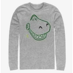 Cheap ✨ Disney Pixar Toy Story Rex Big Face Long-Sleeve T-Shirt ✨